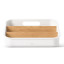 Umbra Bellwood Organiser - White & Natural angle