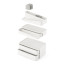 Umbra Large Glam Organiser - White & Grey detail