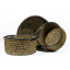 Gone Rural Large Lindi Storage Basket - Smoke & Black with other sizes showing scale