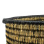 Gone Rural Medium Lindi Storage Basket - Smoke & Black detail