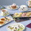 Maxwell & Williams Eloise Short Lyric Coupe Plate, 20cm - Regent Honeyeater on the table