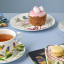 Maxwell & Williams Eloise Short Lyric Coupe Plate, 20cm - Spinebill Honeyeater with a muffin