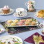 Maxwell & Williams Eloise Short Lyric Butterflies Rectangular Platter, 30cm on the table