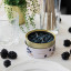 CandleCan Cinnamon Blackberry Scented Candle on a dinner table