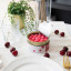 CandleCan Fruity Cherry Scented Candle on a dinner table
