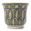 Thread Office Green Hand Painted Ceramic Planter