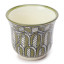Thread Office Green Hand Painted Ceramic Planter