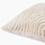 Thread Office Natural Wave Embroidered Scatter Cushion with Feather Blend Inner, 60cm x 60cm close up