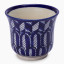 Thread Office Coastal Blue Hand Painted Ceramic Planter