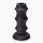 Thread Office Ribbed Wooden Candle Holder