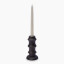 Thread Office Ribbed Wooden Candle Holder