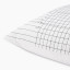 Thread Office Scratch Cotton Embroidered Scatter Cushion with Feather Blend Inner, 60cm x 60cm close up