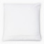 Thread Office Scratch Cotton Embroidered Scatter Cushion with Feather Blend Inner, 60cm x 60cm back view