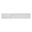 Mikasa Grey & White Industrial Check Table Runner, 230cm angle