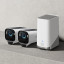 Eufy S3 Pro 4K UHD Wireless Security 2 Camera Kit on a wall unit
