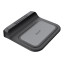 Snug Wireless Charger Pad with Clock, 15W angle