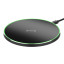 Snug Wireless Charger Pad, 15W angle with a cable