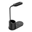 Snug Wireless Charger Pad with LED Light & Pen-Holder, 15W angle