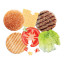 Pikkii Burger Layer Jigsaw Puzzle, 160-Piece angle