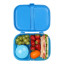Sistema Ribbon Lunchbox with Mini Bite Box, 1.1L - Blue angle with lunch