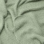 Thread Office Sage Knitted Cotton Throw, 180cm x 200cm