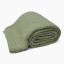 Thread Office Sage Knitted Cotton Throw, 180cm x 200cm
