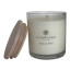 Charisma Candles Wood Top Basil & Mint Luxury Soy Candle, 250ml