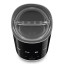 Smeg Electric Milk Frother, 180ml - Glossy Black angle