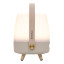 Kooduu Lite-Up Play Mini JBL Speaker & Lamp - White/Sand angle