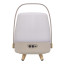 Kooduu Lite-Up Play Mini JBL Speaker & Lamp - White/Sand angle