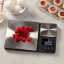 KitchenAid Dual Platform Kitchen Scale with raspberries