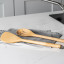 KitchenAid Birchwood Solid Turner on the kitchen counter