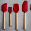 KitchenAid Birchwood Scraper Spatula on the table