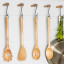 KitchenAid Birchwood Slotted Spoon with other utensils