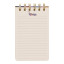 Designworks Ink A Dopo Peacock Twin Wire Notepad angle