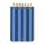Designworks Ink Small Blue & Navy Twin Wire Chunky Notepad