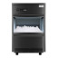 SnoMaster Black Plumbed-In Bullet Ice-Maker, 26kg angle