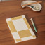 Papier Life Admin & Errands List Notepad on the table