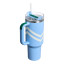 Stanley Cornflower Gloss Quencher FlowState Tumbler - 1.18L angle