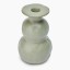 Thread Office Sage Bubble Ceramic Dinner Candle Holder - Tall