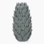 Thread Office Sea Foam Inclay Leaves Ceramic Vessel