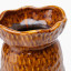 Thread Office Brown Glaze Ceramic Vase