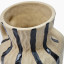 Thread Office Black And Bone Striped Stone Vessel