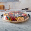 Farberware Build-a-Board Bamboo Round Snack Serving Board, 35.5cm on the table