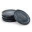 Humble & Mash Grey Marble Coasters, Set of 4