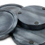 Humble & Mash Grey Marble Coasters, Set of 4
