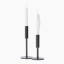 Thread Office Black Iron Single Dinner Candle Holder - Tall 