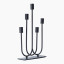 Thread Office Black Iron Multi Dinner Candle Holder