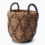 Thread Office Criss Cross Round Basket - Medium