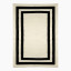 Thread Office Black Frame Area Rug, 160cm x 230cm